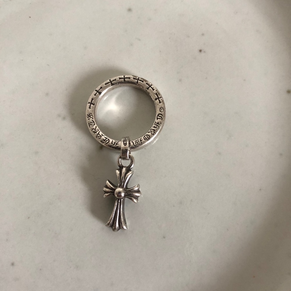 CHROME HEARTS STERLING SILVER AUTHENTIC RING